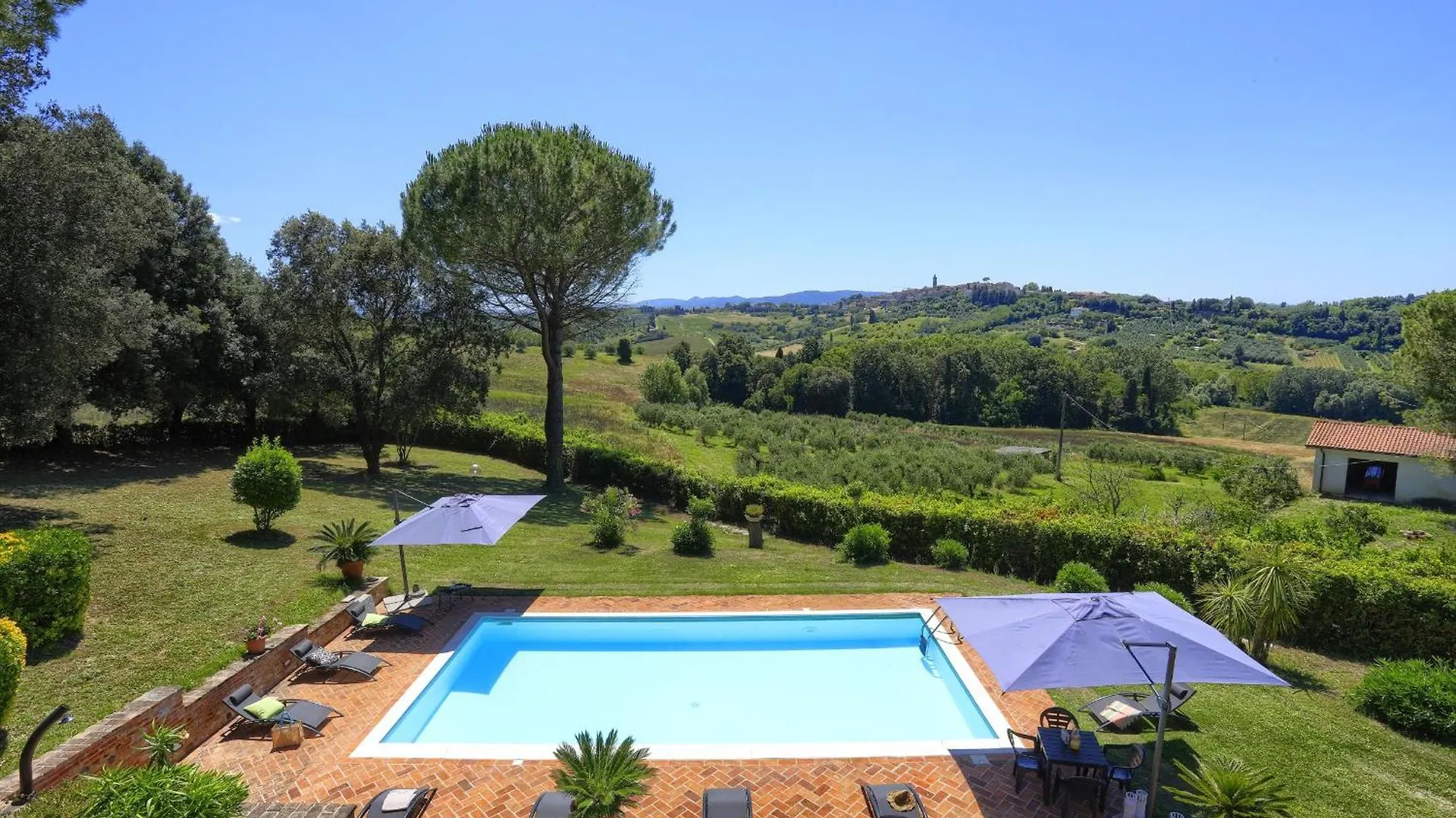 Villa Orsini Peccioli - Villa Storica Ad Uso Esclusivo Con Piscina